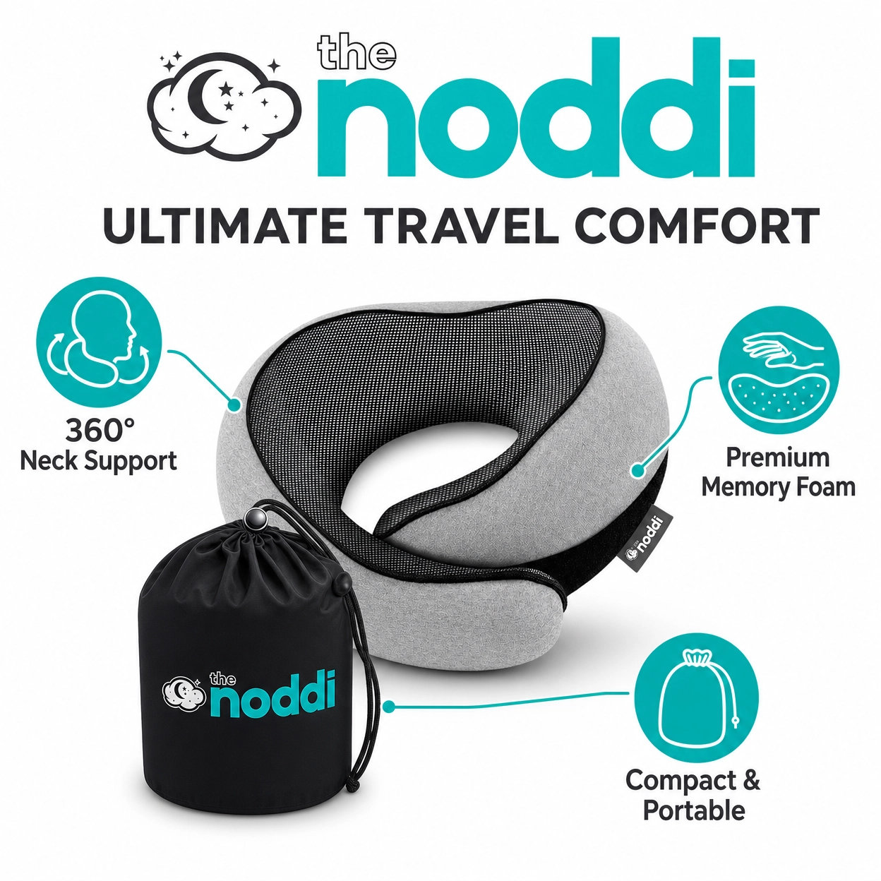 Noddi™ Huggi© Pillow